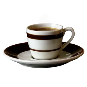 Espresso On Saucer PNG Jed