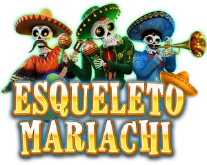 Esqueleto_ Mariachi_ Band PNG