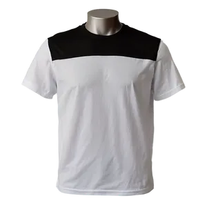 Essential White Cotton T-shirt Png Qkt PNG image