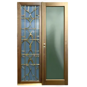 Etched Glass Door PNG 06122024
