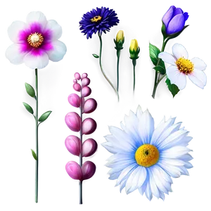 "eternal Blooms: Timeless Flower PNG" C