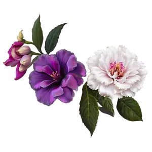 "eternal Blooms: Timeless Flower PNG" D