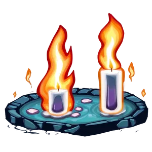 Eternal Flame PNG D