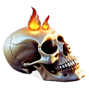 Eternal Flame Skull PNG Gcf59 PNG