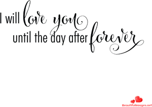 Eternal Love Quote Background PNG image