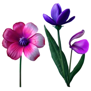 "eternal Spring: Vibrant Flower PNG" A