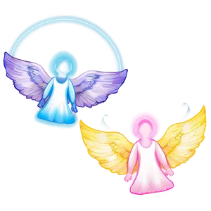 Ethereal Angels Illustration Png 06202024 PNG image