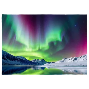 Ethereal Aurora Landscape PNG 06202024 PNG