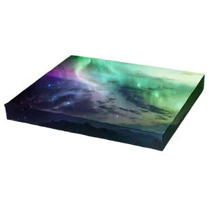 Ethereal Aurora Landscape Png Lpf91 PNG image