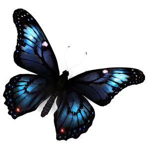 Ethereal Black Butterfly Png 35 PNG image