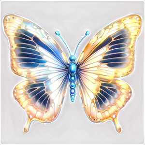 Ethereal Butterfly Glow Png 06272024 PNG image