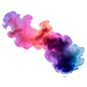 Ethereal Colorful Smoke PNG 1