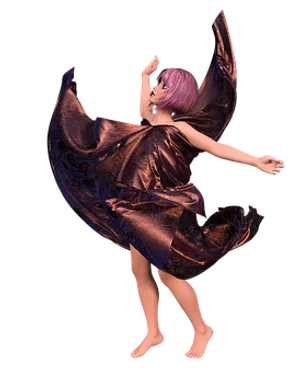 Ethereal Dancein Bronze Dress