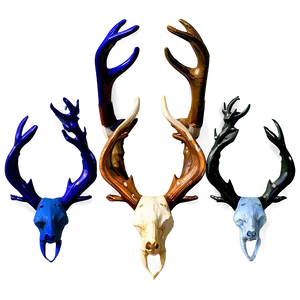 Ethereal Deer Antler Rendering PNG 06122024 PNG