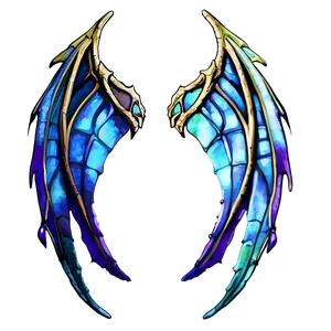 Ethereal Dragon Wings Artwork PNG 30 PNG
