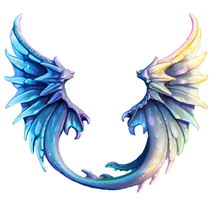 Ethereal Dragon Wings Artwork PNG 79