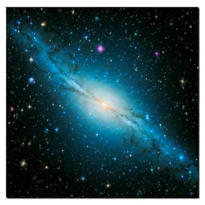 Ethereal Galaxy Stars Wallpaper PNG 74