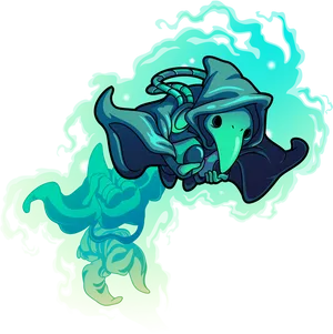 Ethereal_ Knight_ Spirit PNG image