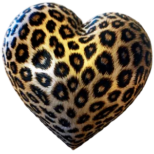 Ethereal Leopard Heart PNG Qyk32 PNG