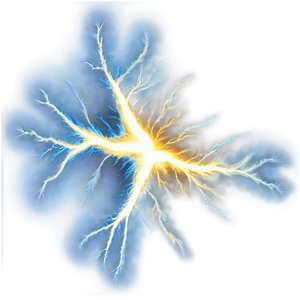Ethereal Lightning Bolt PNG 7