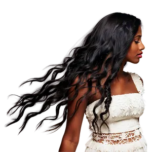 Ethereal Long Hair PNG 54