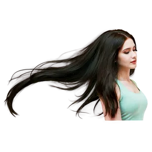 Ethereal Long Hair Png 60 PNG image