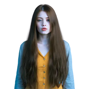 Ethereal Long Hair PNG Kdm