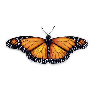 Ethereal Monarch Butterfly Png Tjd43 PNG image