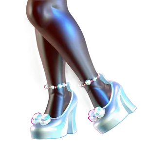 Ethereal Pearl Heels Png 91 PNG image