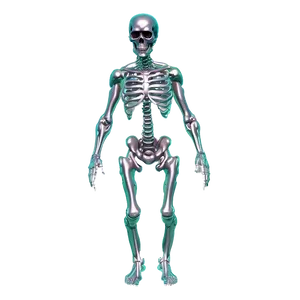 Ethereal Skull Figure PNG C