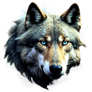 Ethereal Spirit Wolf Face Png 63 PNG image