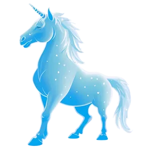 Ethereal Unicorn Silhouette PNG 06282024