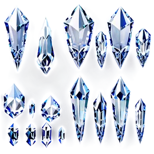 Ethereal White Diamonds PNG Kvg42