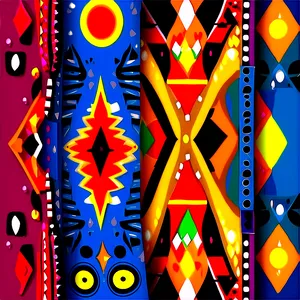 Ethnic Pattern Design PNG Pqi