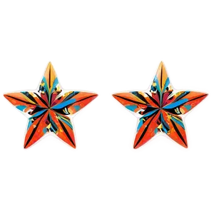 Ethnic Star Pattern PNG 06132024