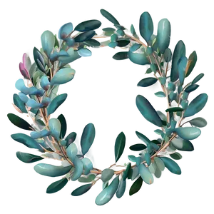 Eucalyptus Wreath Clipart Png 63 PNG image