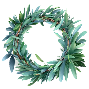 Eucalyptus Wreath Png 9 PNG image