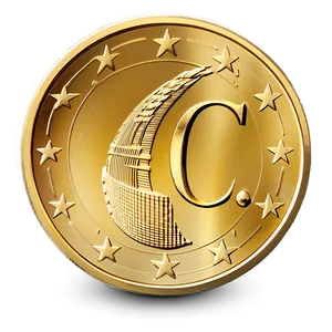 Euro Coin Png Bov41 PNG image