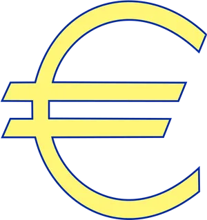 Euro Currency Symbol Graphic PNG image