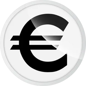 Euro Currency Symbol Icon PNG image