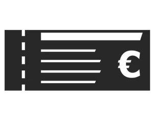 Euro Invoice Icon