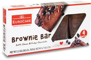 Eurocake Brownie Bar Packaging PNG