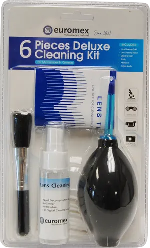 Euromex6 Piece Deluxe Cleaning Kit PNG image