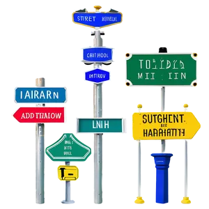 European Street Signs Png 54 PNG image