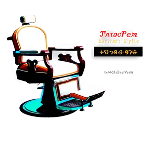 European Style Barber Chair PNG 32 PNG