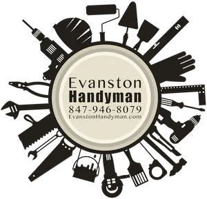 Evanston Handyman Service Advertisement PNG image
