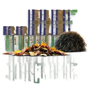 Evening Leaf Pile PNG Xbb94
