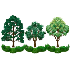 Evening Tree Line PNG Gsu
