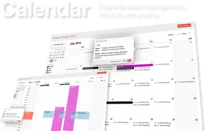 Event Management Calendar Software Screenshot PNG image