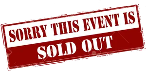 Event Sold Out Sign PNG image